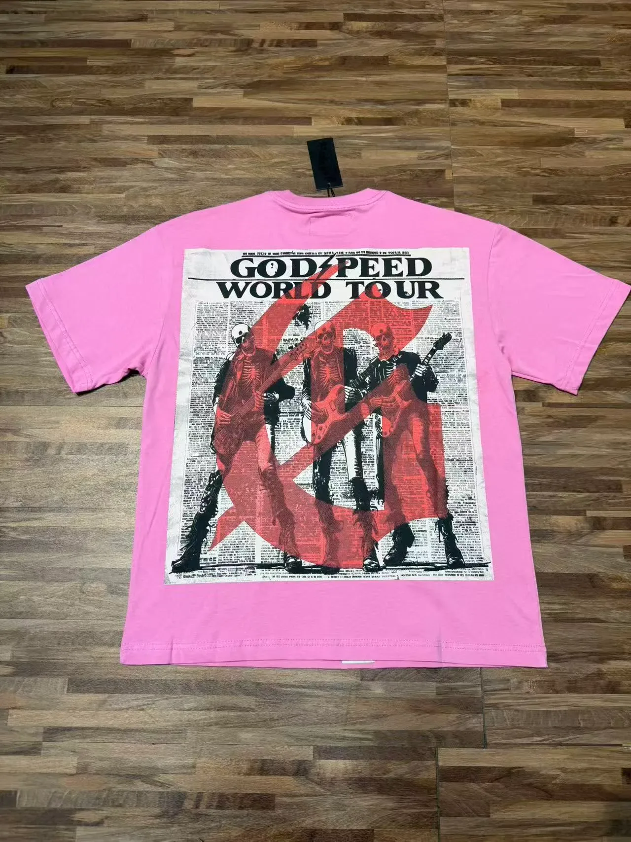Godspeed World Tour Graphic Pink T-Shirt 3