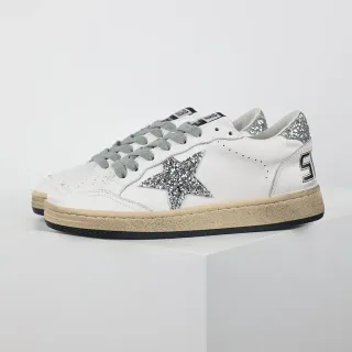 Golden Goose Super-Star White Glitter Star Lifestyle Sneakers