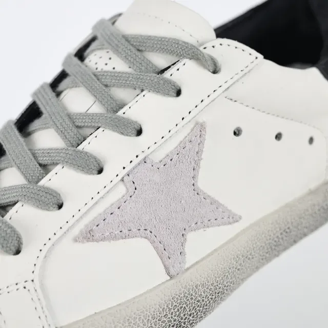 Golden Goose Superstar Distressed White Leather Lifestyle Sneakers 6