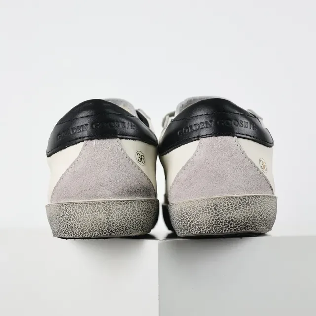 Golden Goose Superstar Distressed White Leather Lifestyle Sneakers 8