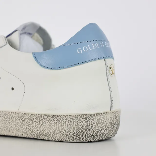 Golden Goose Superstar White Pink Glitter Star Lifestyle Sneakers 4