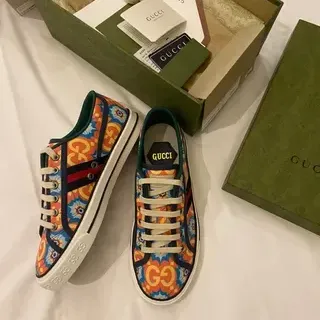 Gucci Ace Multicolor Ornamental Print Lifestyle Sneakers