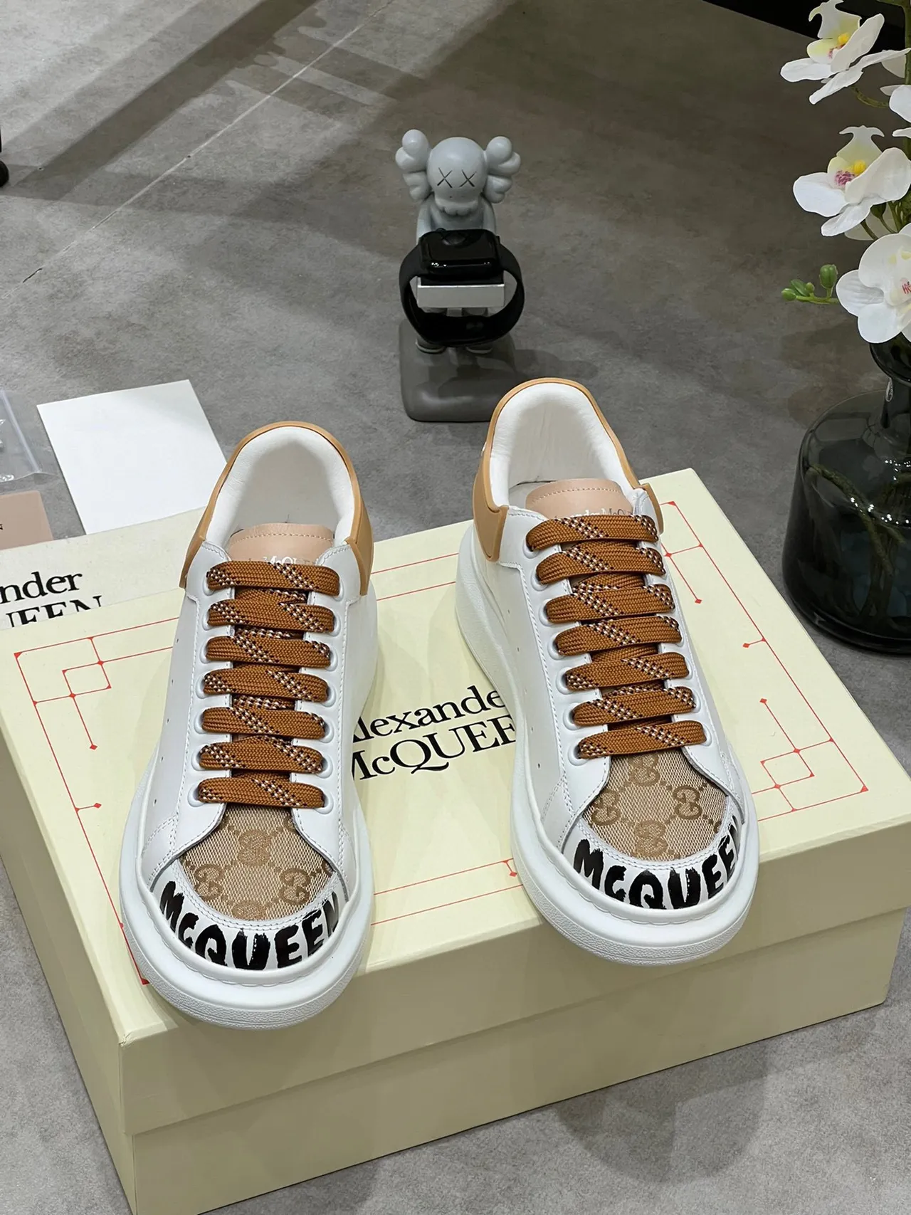 Gucci Ace Queen GG Monogram Platform Lifestyle Sneakers 3
