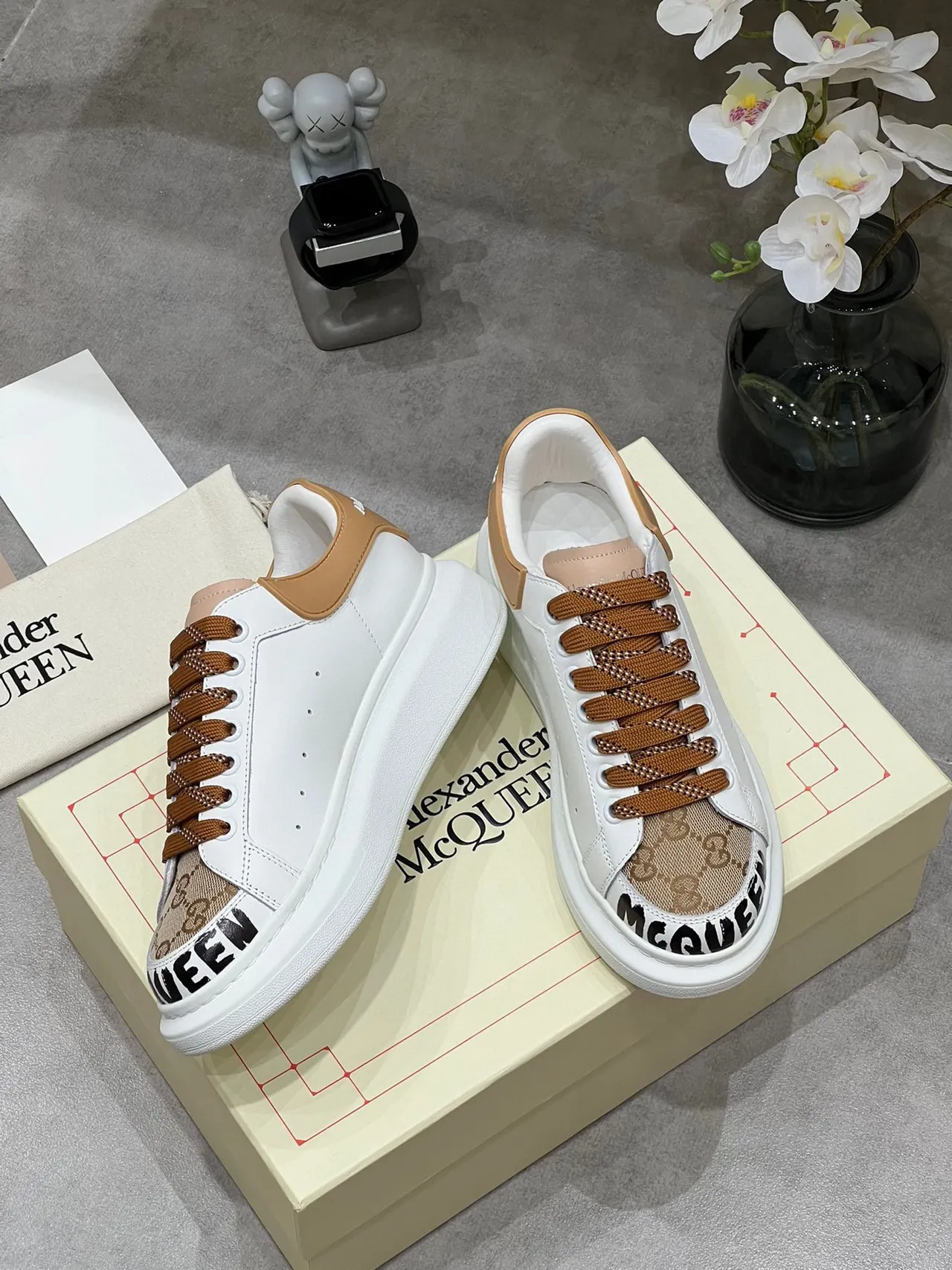 Gucci Ace Queen GG Monogram Platform Lifestyle Sneakers 4