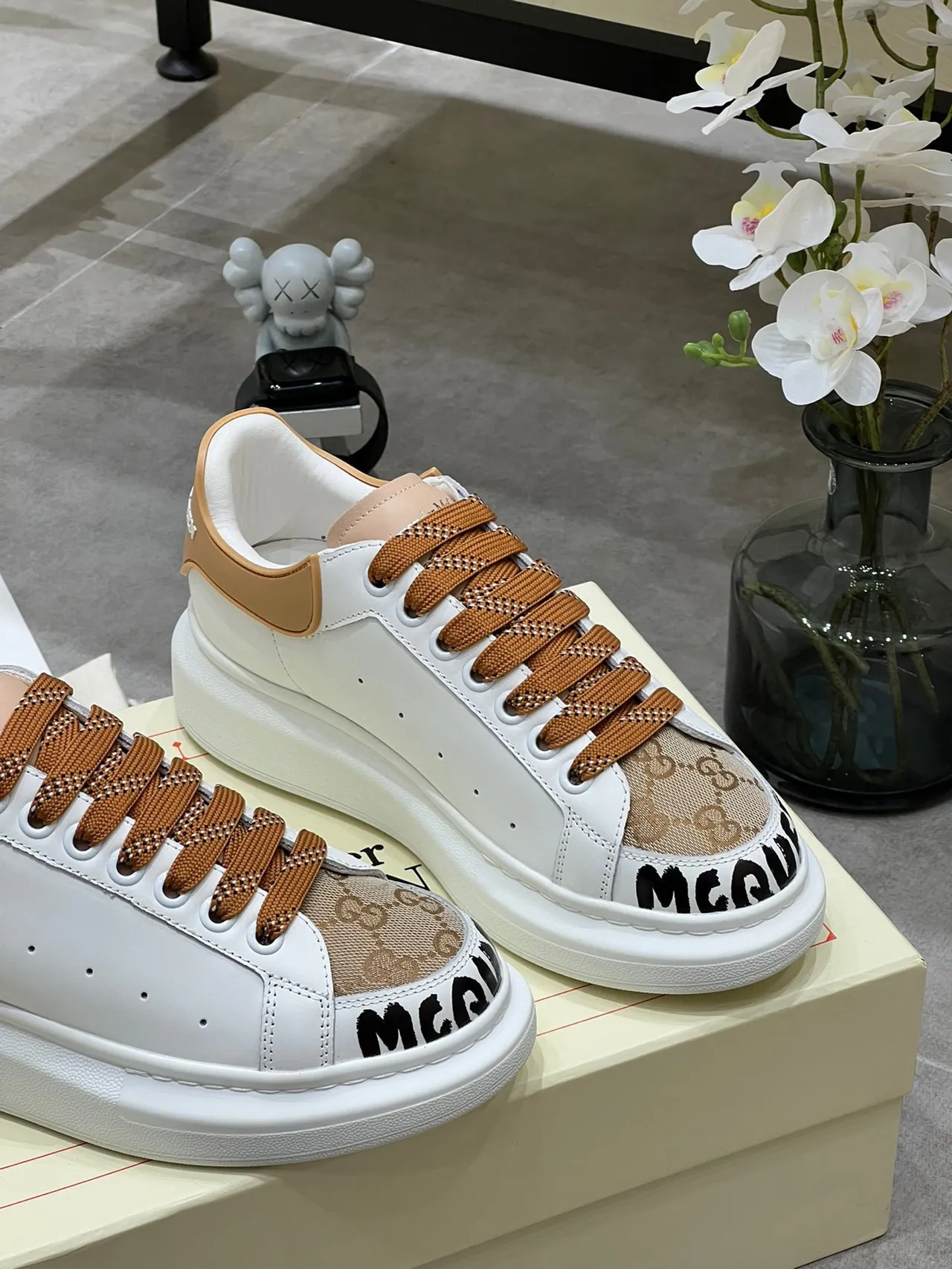 Gucci Ace Queen GG Monogram Platform Lifestyle Sneakers 5