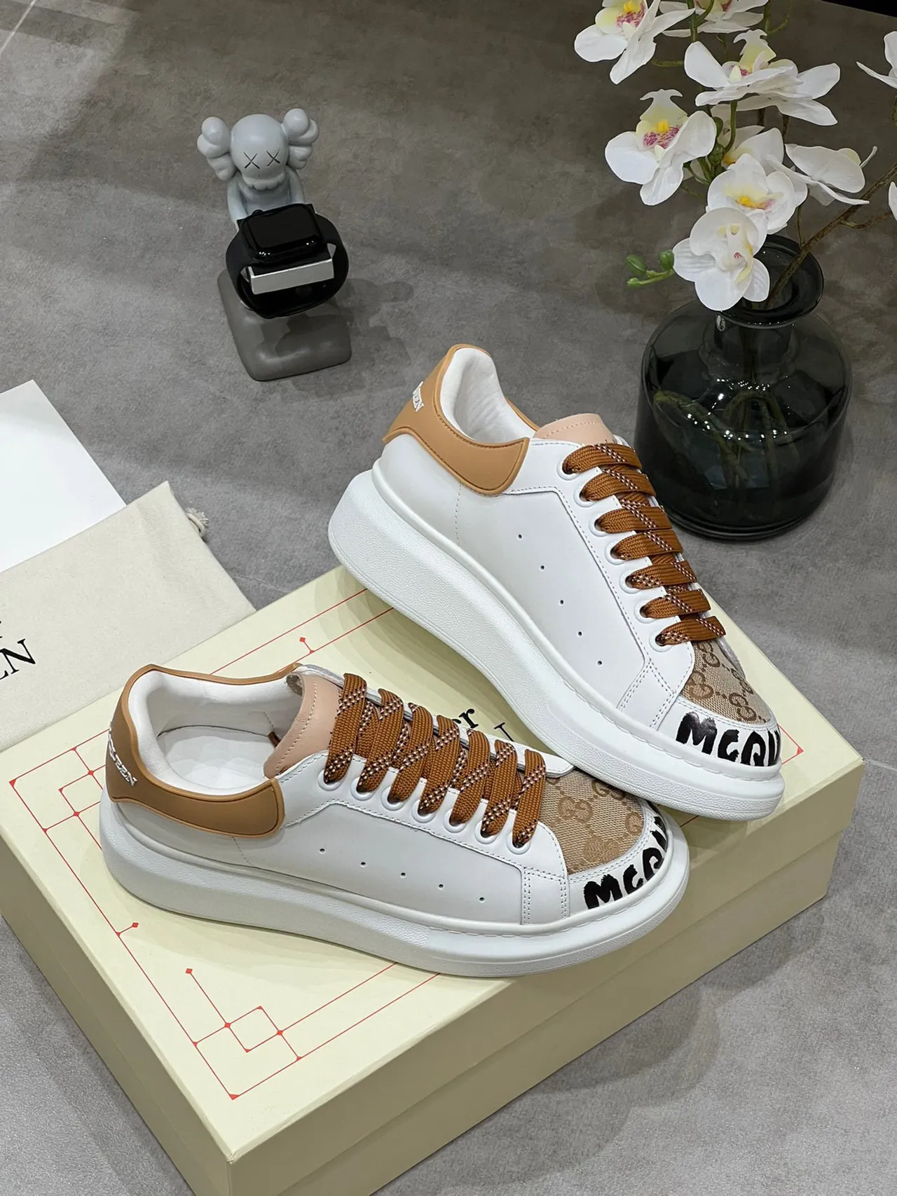 Gucci Ace Queen GG Monogram Platform Lifestyle Sneakers 6