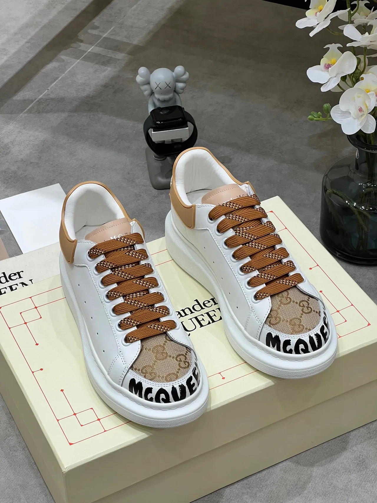 Gucci Ace Queen GG Monogram Platform Lifestyle Sneakers 8