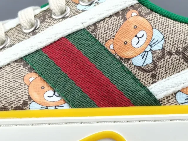Gucci Ace Teddy Bear Print Lifestyle Sneakers 3