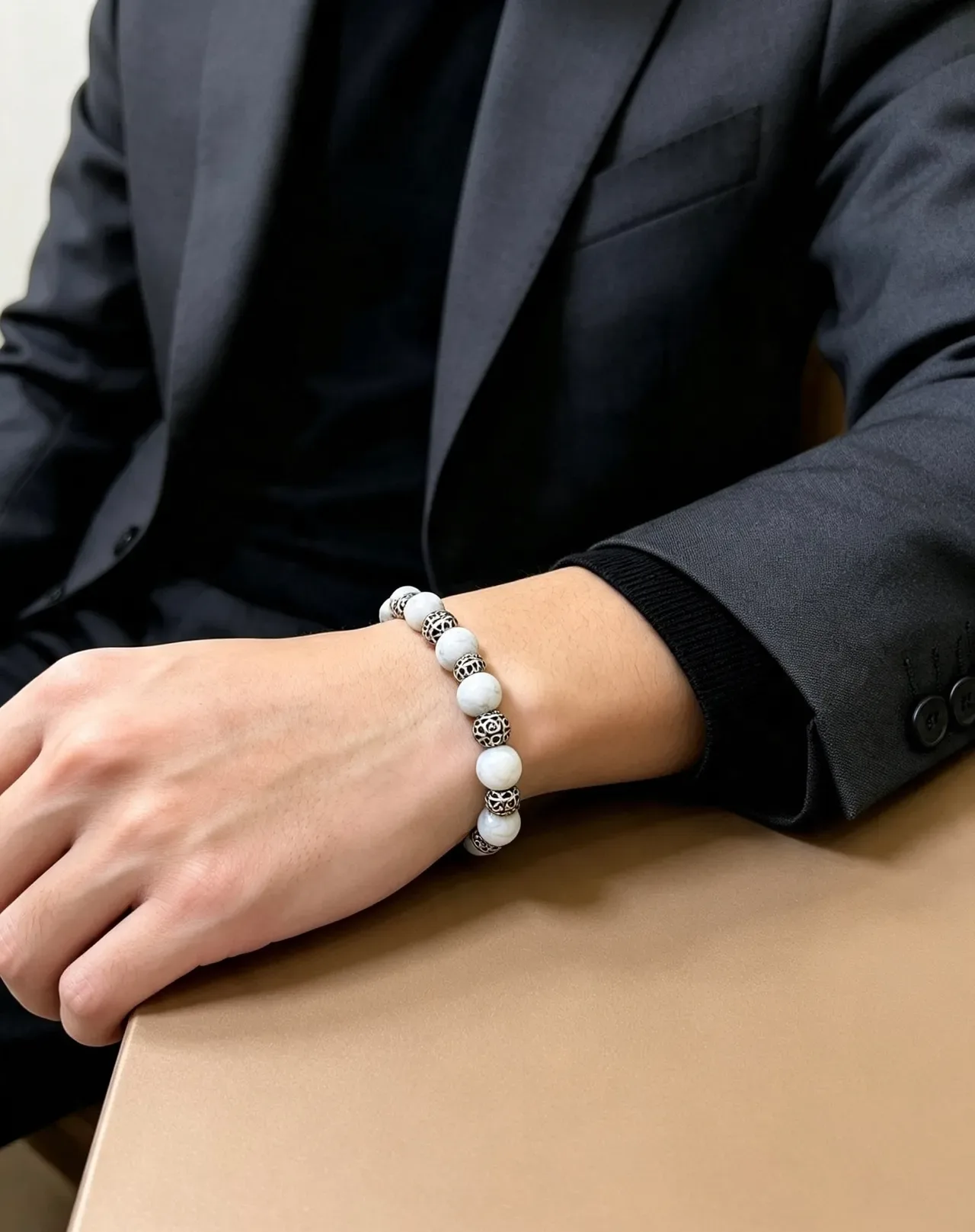 Gucci Beaded Marble and Interlocking G Bracelet 8