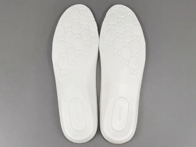 Gucci Black White Perforated Leather Web Stripe Detail Lifestyle Sneakers 2