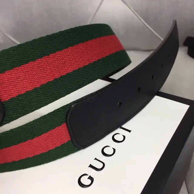 Gucci Dionysus Web Stripe Leather Belt 6