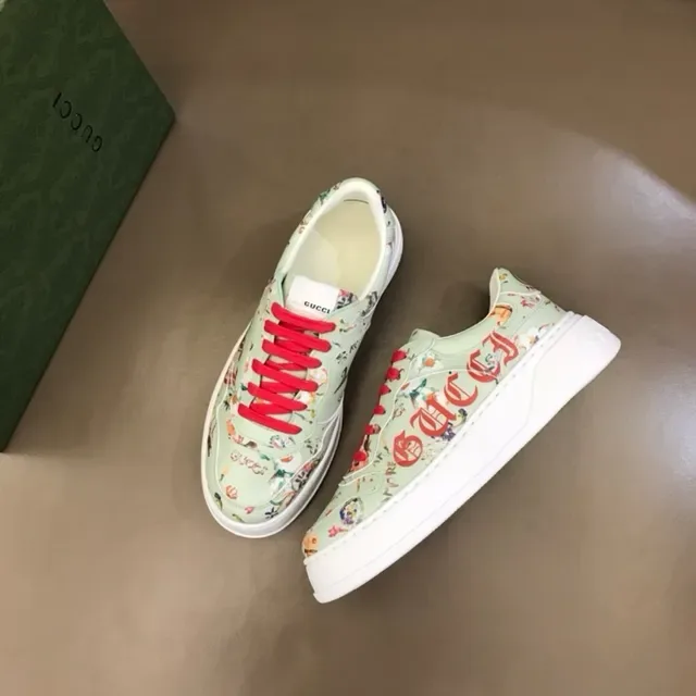 Gucci Floral-Print Bold Logo Platform Lifestyle Sneakers 3
