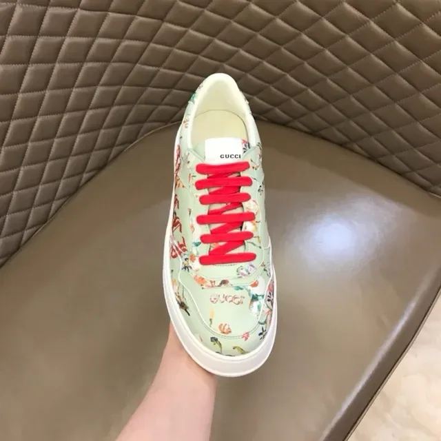 Gucci Floral-Print Bold Logo Platform Lifestyle Sneakers 6