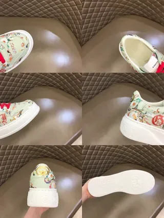 Gucci Floral-Print Bold Logo Platform Lifestyle Sneakers 7