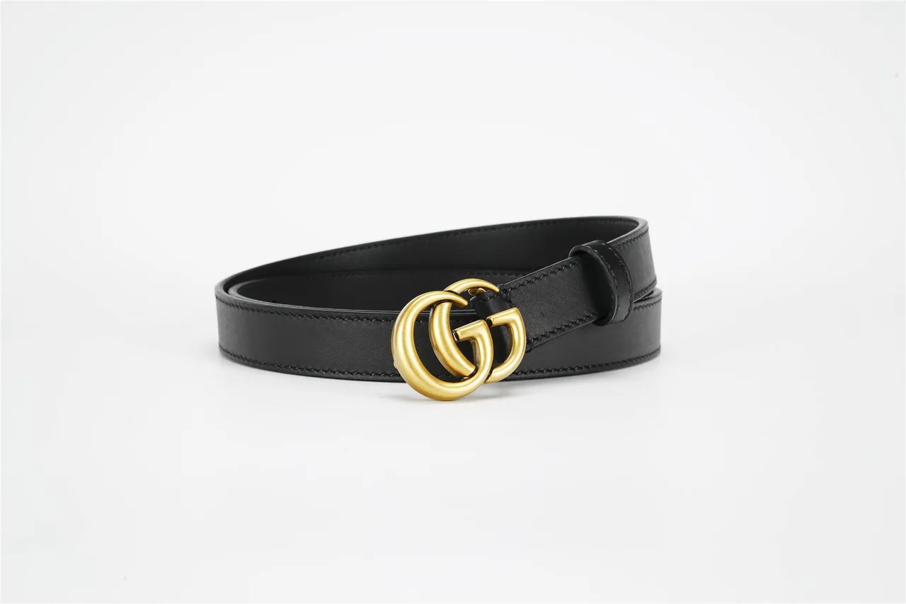 Gucci GG Marmont Black Leather Belt 15