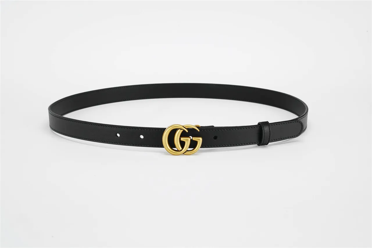 Gucci GG Marmont Black Leather Belt 23