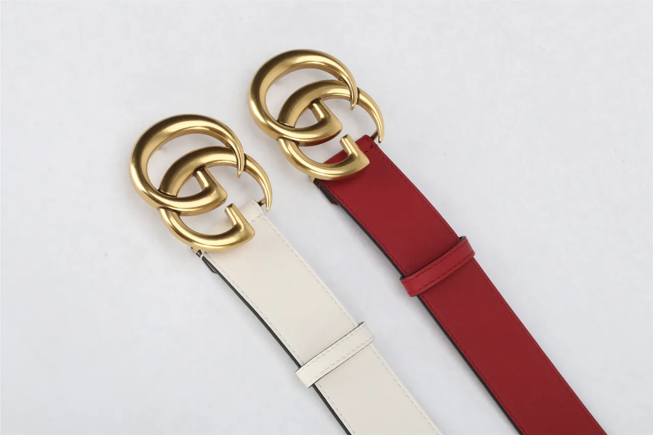 Gucci GG Marmont Double G Buckle Leather Belt 2