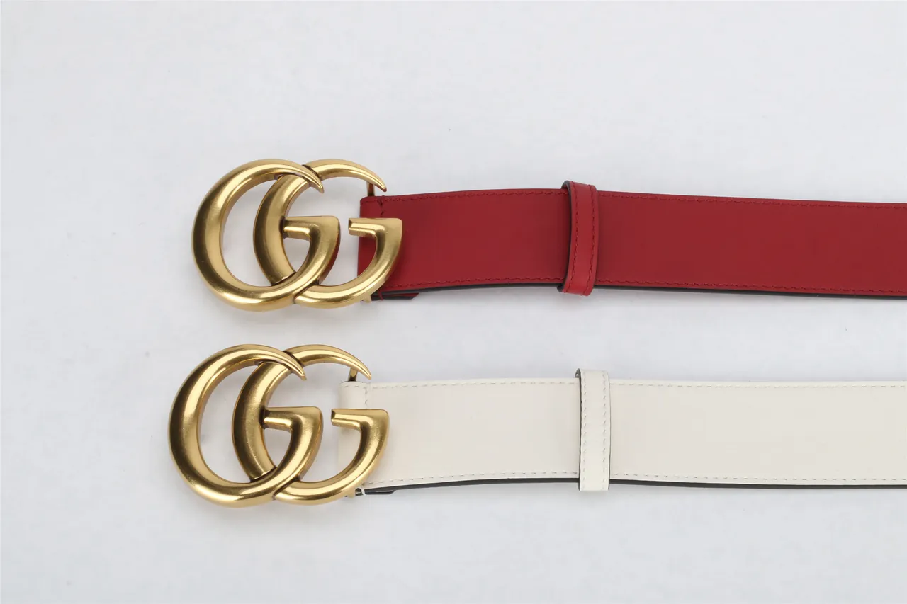 Gucci GG Marmont Double G Buckle Leather Belt 3