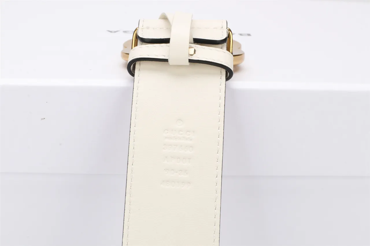 Gucci GG Marmont Double G Buckle Leather Belt 6