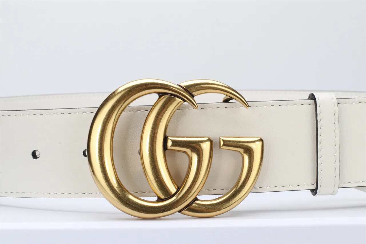 Gucci GG Marmont Double G Buckle Leather Belt 10