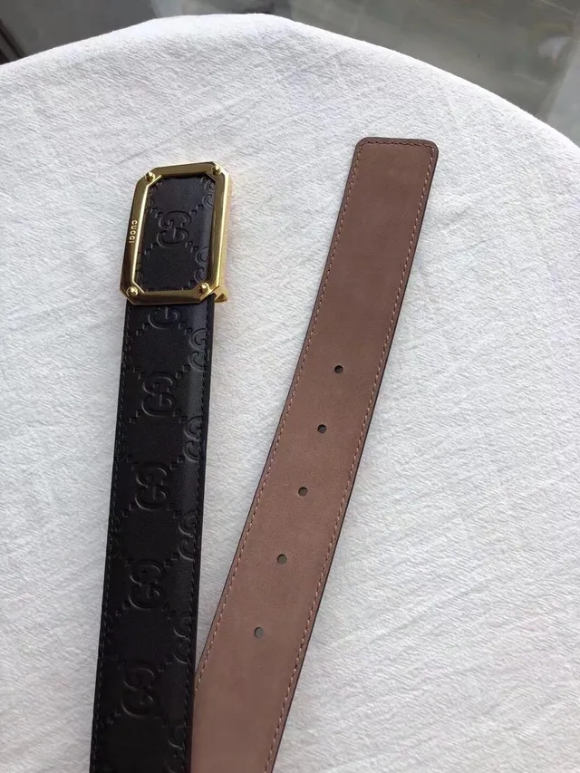 Gucci GG Marmont Embossed Monogram Leather Belt 8