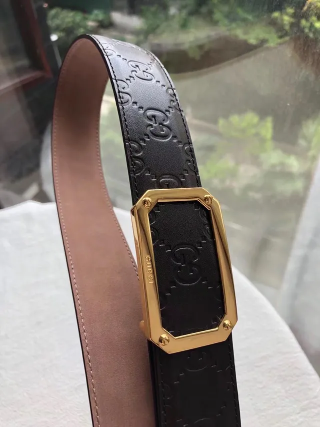 Gucci GG Marmont Embossed Monogram Leather Belt 10