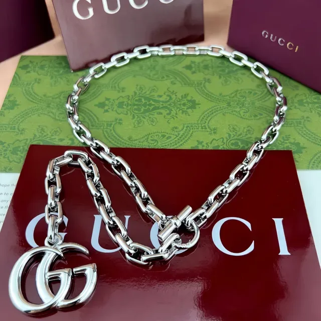 Gucci GG Marmont Gold-Tone Chain Bracelet 6