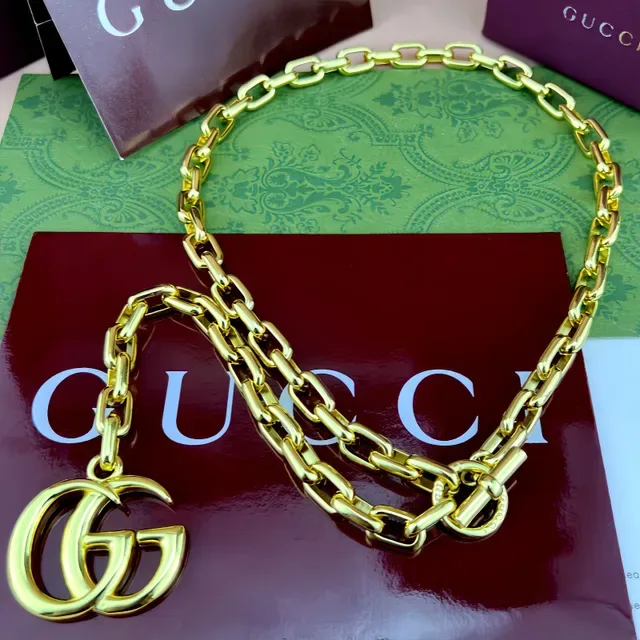 Gucci GG Marmont Gold-Tone Chain Bracelet 7