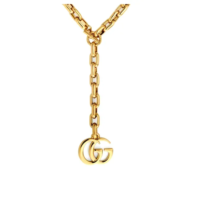 Gucci GG Marmont Gold-Tone Chain Bracelet 9