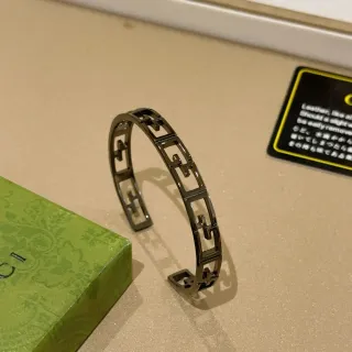 Gucci GG Marmont Interlocking G Motif Open Cuff Bracelet