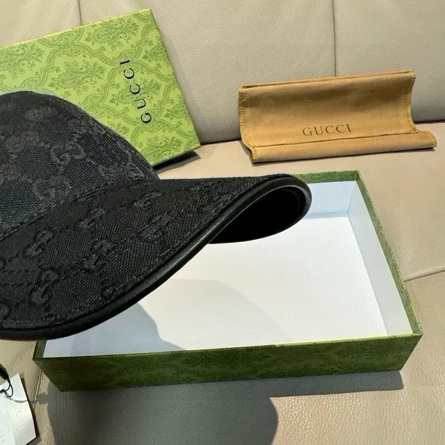 Gucci GG Monogram Jacquard Web Stripe Baseball Cap 4