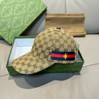 Gucci GG Monogram Web Bee Baseball Cap