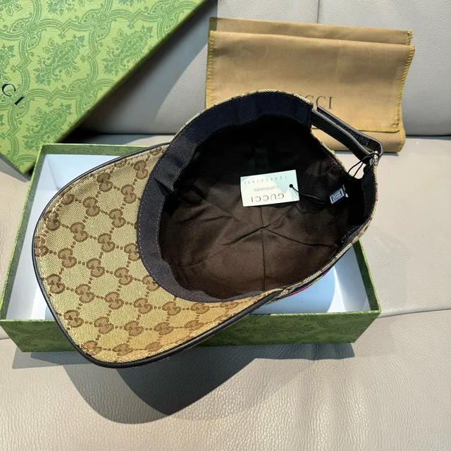 Gucci GG Monogram Web Bee Baseball Cap 3