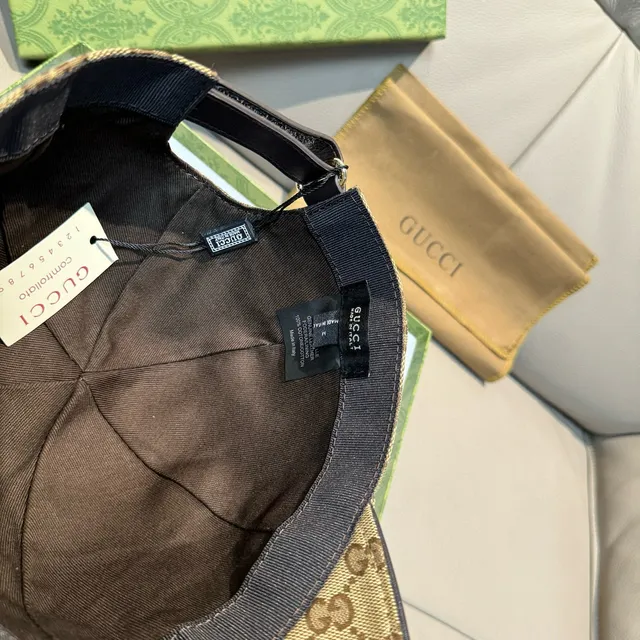 Gucci GG Monogram Web Bee Baseball Cap 4