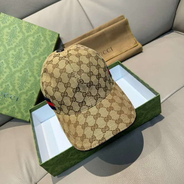 Gucci GG Monogram Web Bee Baseball Cap 9