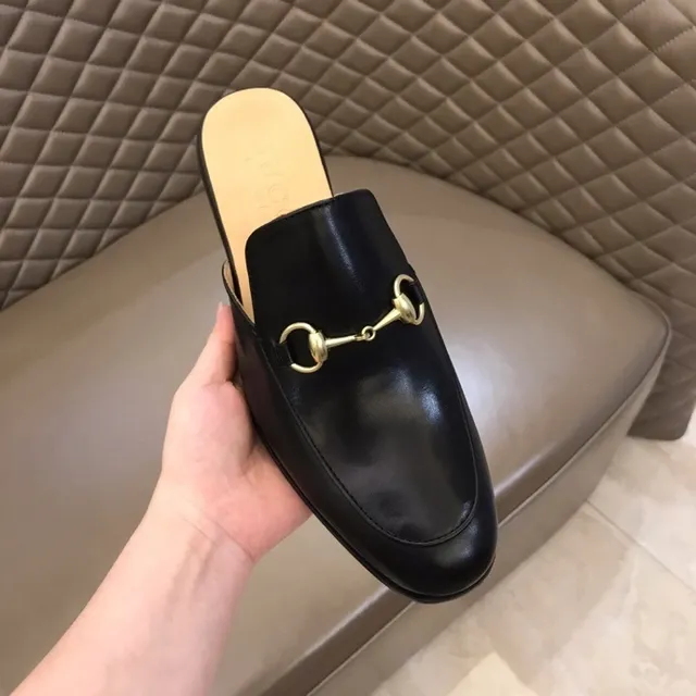 Gucci Horsebit 1955 Mocassins en cuir noir avec boucle Horsebit 5