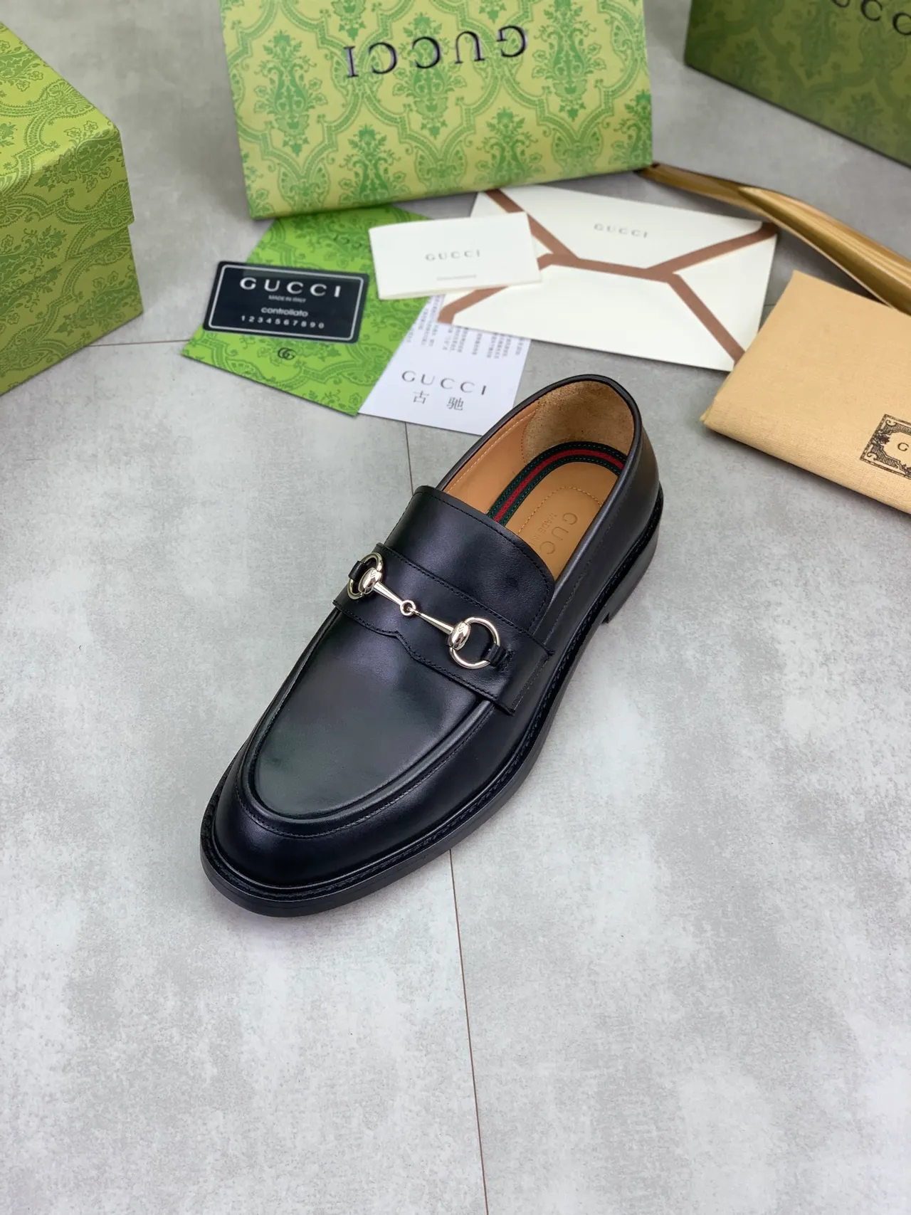 Gucci Horsebit 1955 Black Leather Loafer 4