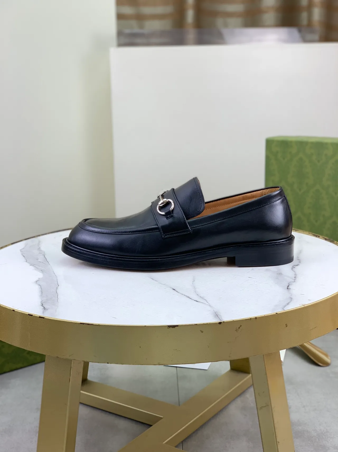 Gucci Horsebit 1955 Black Leather Loafer 6