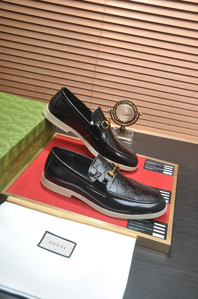 Gucci Horsebit 1955 Black Patent Leather Loafers 5