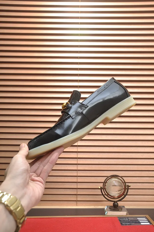 Gucci Horsebit 1955 Mocassins en Cuir Patent Noir 6