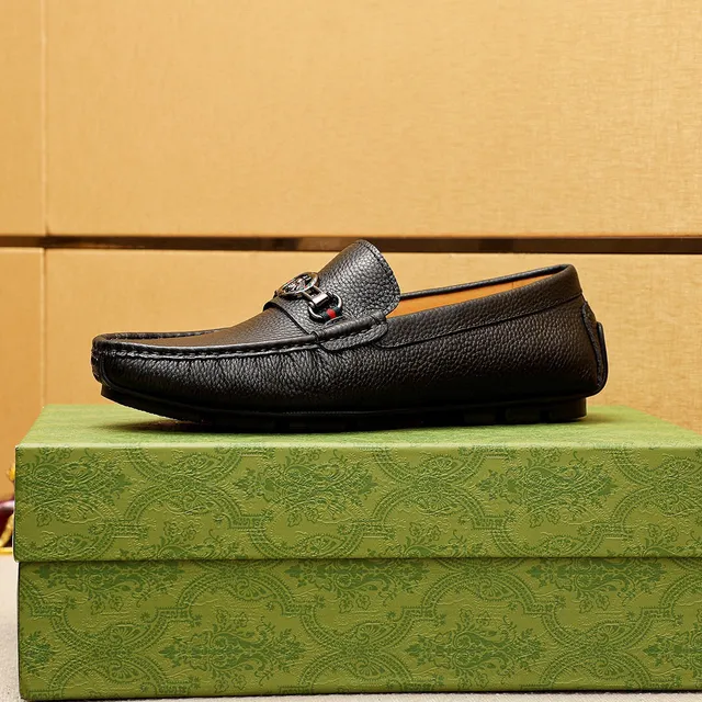 Gucci Horsebit 1955 Black Pebbled Leather Loafer 5