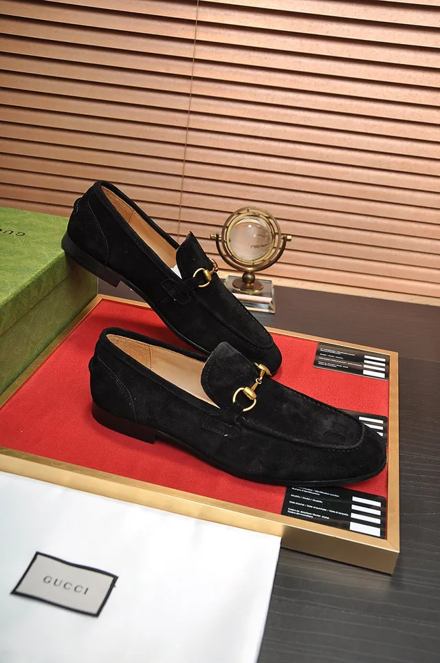 Gucci Horsebit 1955 Mocassins en Daim noir 6