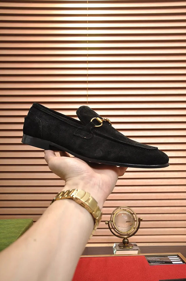 Gucci Horsebit 1955 Mocassins en Daim noir 7