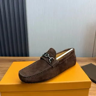 Gucci Horsebit 1955 Brown Suede Loafer