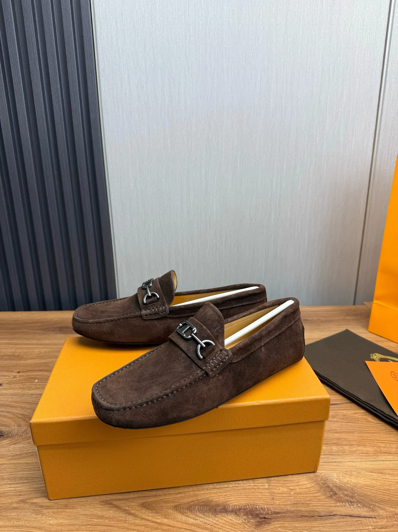 Gucci Horsebit 1955 Mocassin Marron en Daim 3