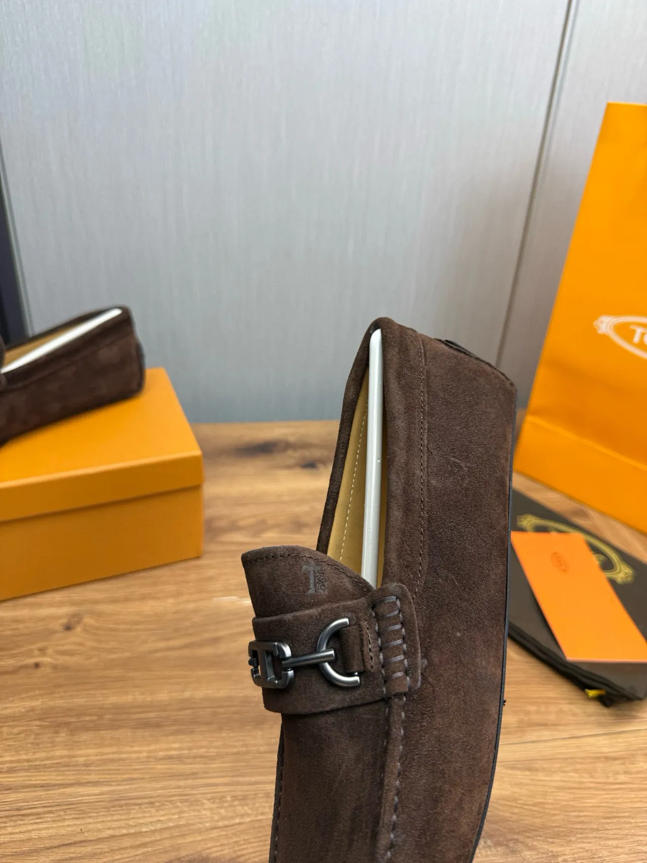 Gucci Horsebit 1955 Mocassin Marron en Daim 7