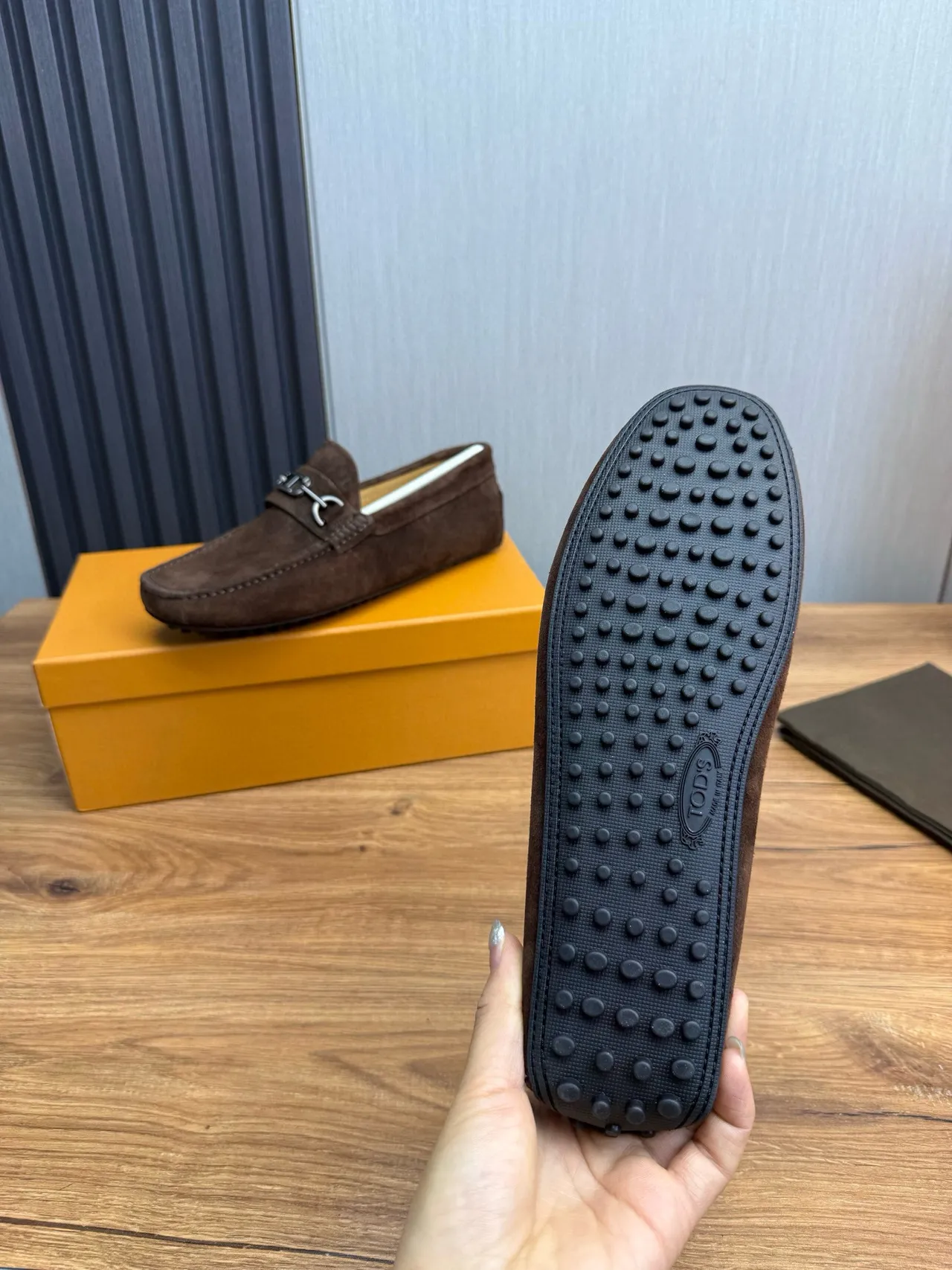 Gucci Horsebit 1955 Mocassin Marron en Daim 8