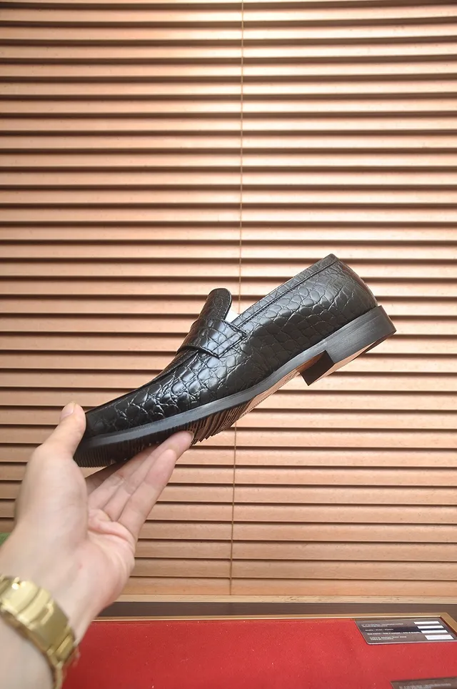 Gucci Horsebit 1955 Mocassins de crocodilo pretos 5