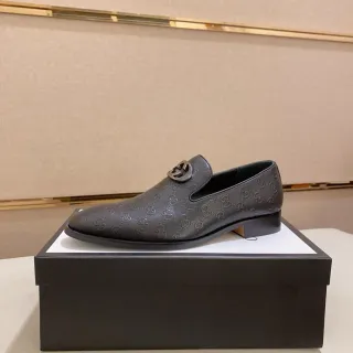 Gucci Horsebit 1955 Monogram 黑色乐福鞋