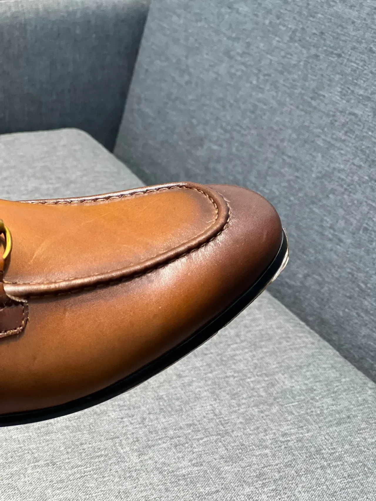 Gucci Horsebit 1955 Tan Leather Horsebit Loafer 3